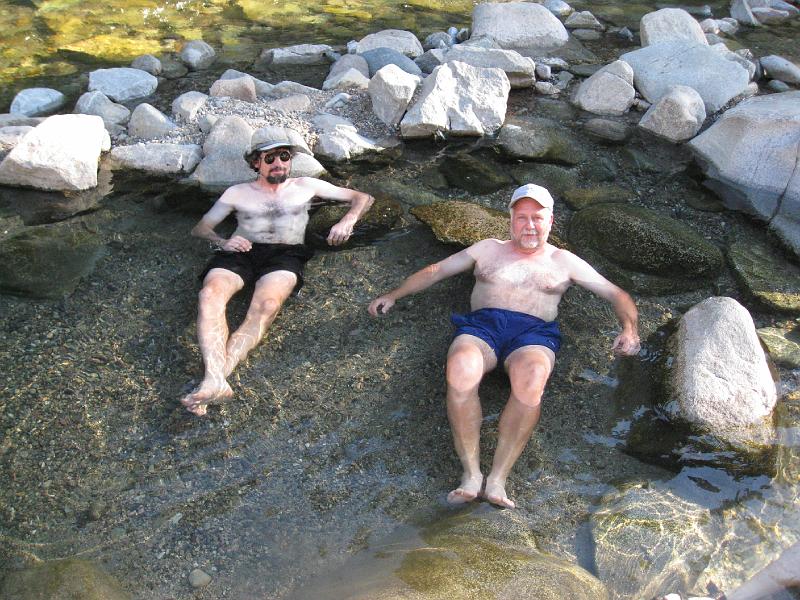 IMG_4114.jpg - Frenchmans Bend Hot Spring near Ketchum, Idaho.  Very nice (and hot) after 4 days of hiking in the Sawtooths.
