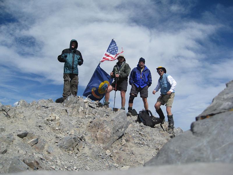 IMG_3740.jpg - Group photo at the top.  Left to right - Dave Wickersham, Rickey Shortt, Jim Richards, Dave Socky