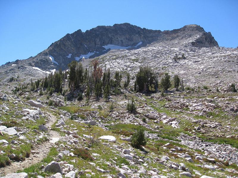 IMG_4005.jpg - A view of Snowy Side Mountain from the bottom.  I'm now on the other side of Toxaway Pass.