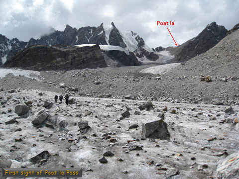 Our first view of Poat la